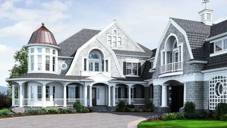 5-Bedroom 2-Story Newport Style Home with Gourmet Kitchen and Private Master Patio (Floor Plan)