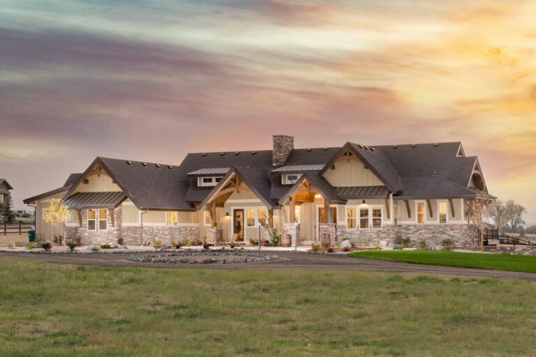 Mountain Craftsman 4-Bedroom 1-Story Home With Lower Level Expansion and Den (Floor Plan)