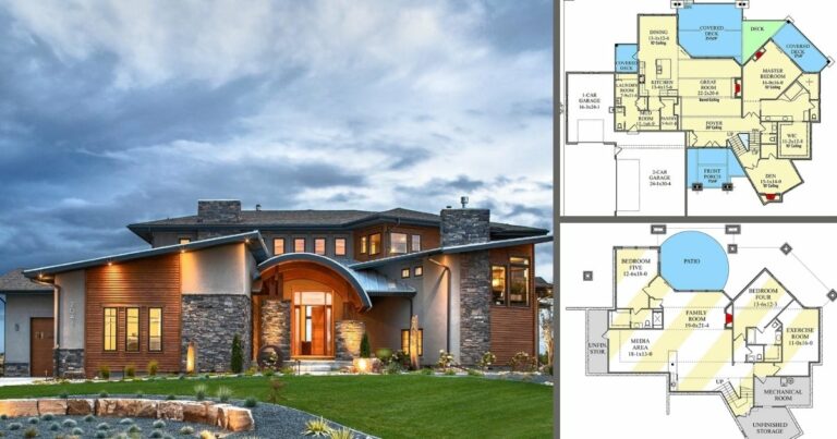 5-Bedroom 2-Story Contemporary Home With Spacious Lower Level and Outdoor Patio (Floor Plan)