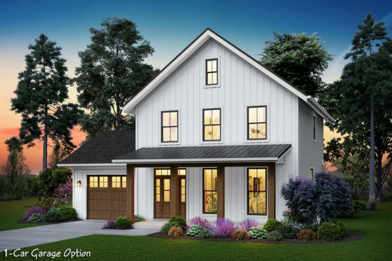 3-Bedroom 2-Story Home with Second-level Bedrooms (Floor Plan)