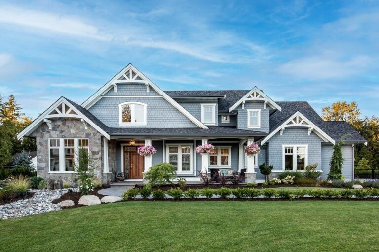 Country Craftsman-Style 3-Bedroom 2-Story Home With a Spacious 3-Car Garage (Floor Plan)