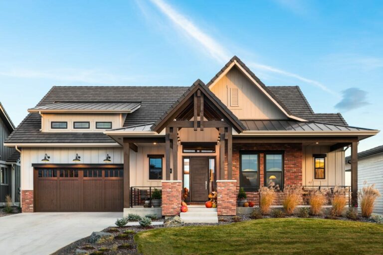 4-Bedroom Single-Story Rustic Craftsman Home with Vaulted Covered Patio (Floor Plan)