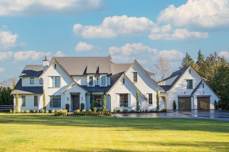 6-Bedroom 2-Story European House With Multiple Bonus Rooms above Garages (Floor Plan)