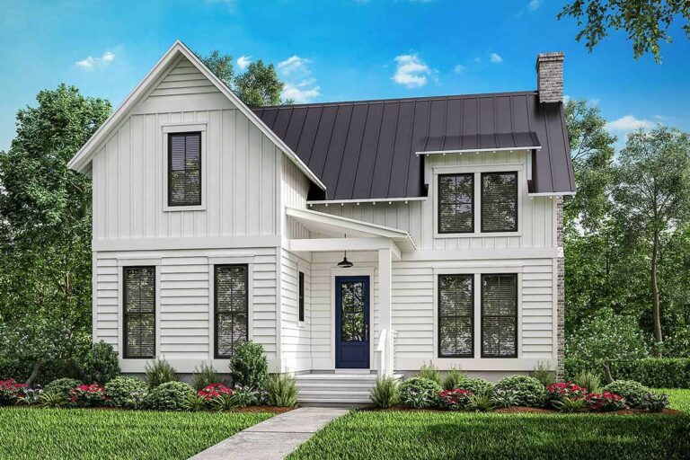 2-Story 3-Bedroom Cottage with Loft Overlook Charm (Floor Plan)