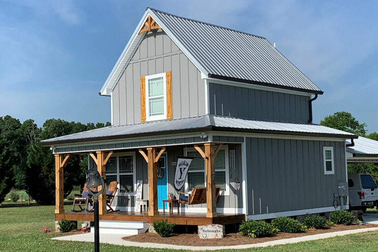 2-Bedroom Dual-Story Cottage with Cozy Front Porch (Floor Plan)