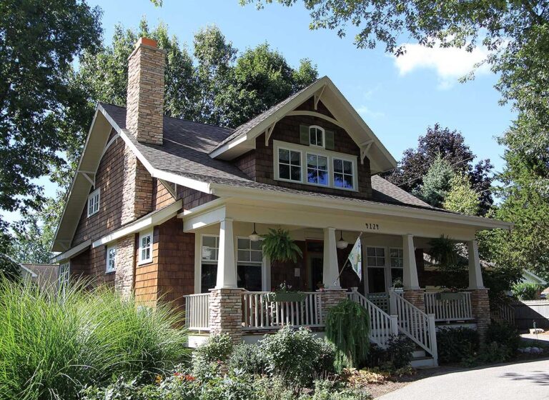 Storybook Style 4-Bedroom 2-Story Bungalow with Bonus Studio Space (Floor Plan)