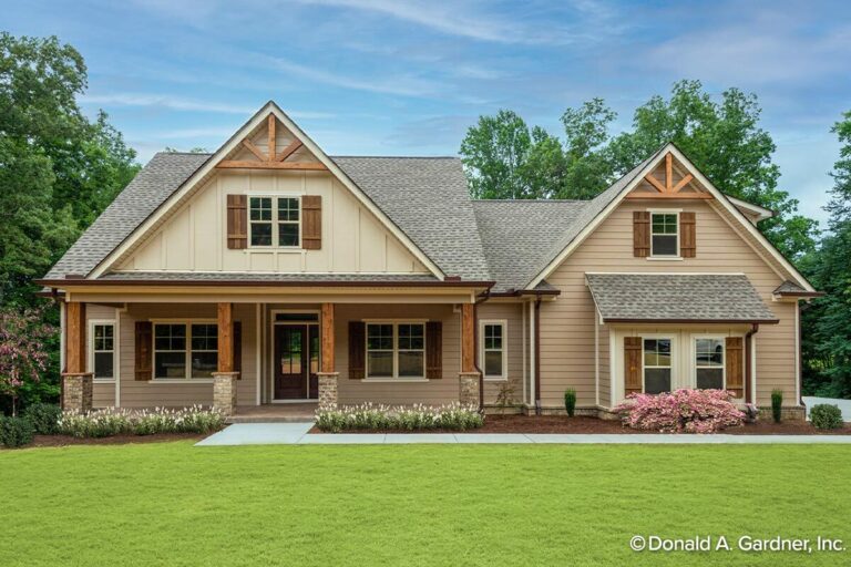 3-Bedroom Two-Story Modern Farmhouse with Optional Bonus Room (Floor Plan)
