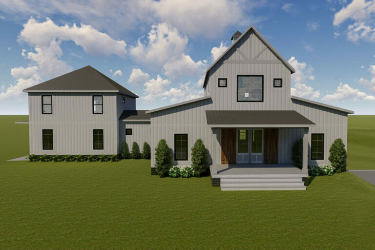Exclusive 2-Story 3-Bedroom Barn Style House with Loft and Sun Room (Floor Plan)