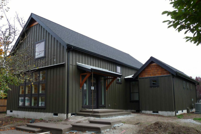 Rustic 3-Bedroom Dual-Story Ranch Style Barndominium House with Barn Doors (Floor Plan)