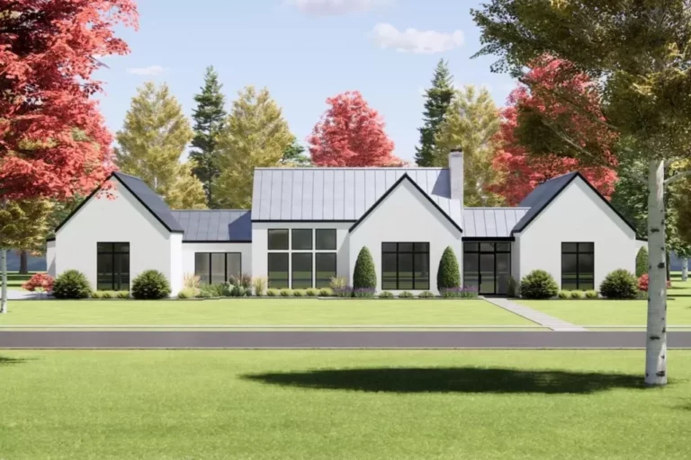 3-Bedroom One-Story Modern Ranch With Over 2,600 Square Feet of Living Space (Floor Plan)