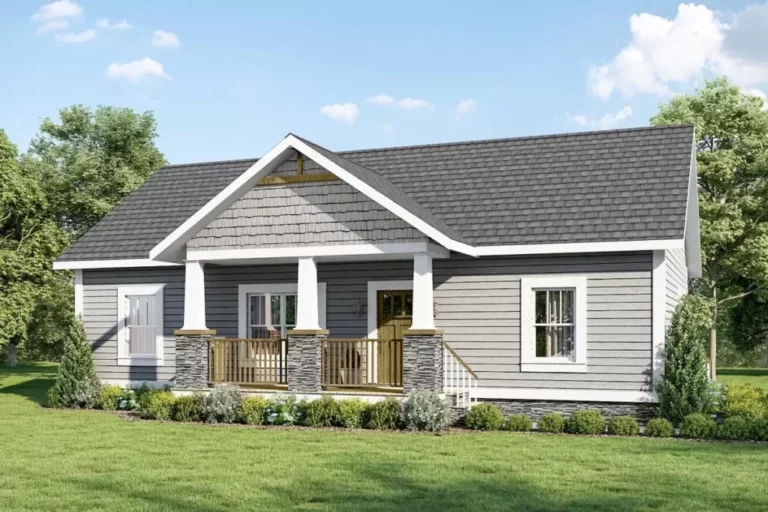3-Bedroom One-Story Split Bedroom Home with Large Laundry Room (Floor Plan)
