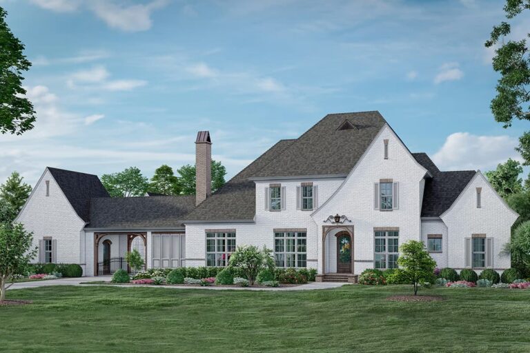 5-Bedroom 2-Story Hill Country Modern Farmhouse With Game Room & Wet Bar (Floor Plan)
