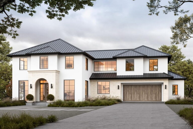 4-Bedroom 2-Story Transitional Home with Workshop and Flex Room (Floor Plan)