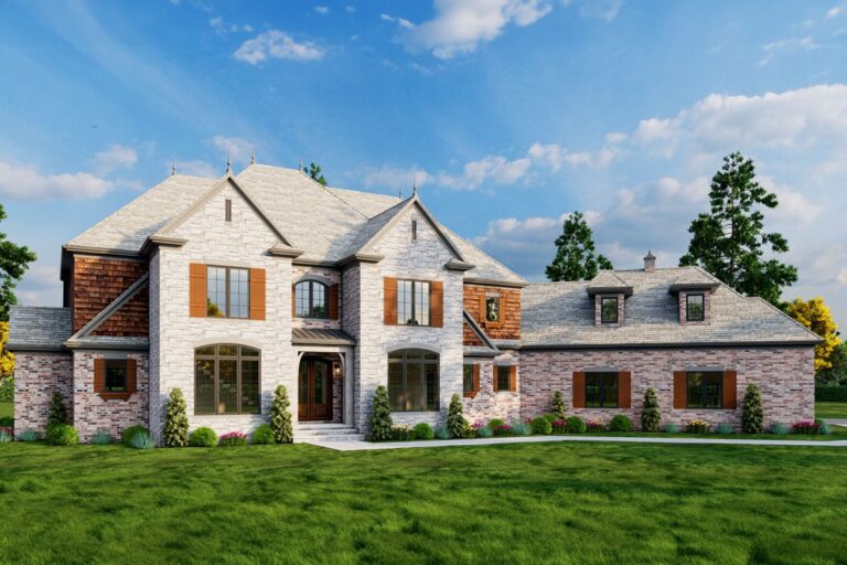 4-Bedroom 2-Story Modern Farmhouse With Vaulted Ceilings and Bonus Room (Floor Plan)