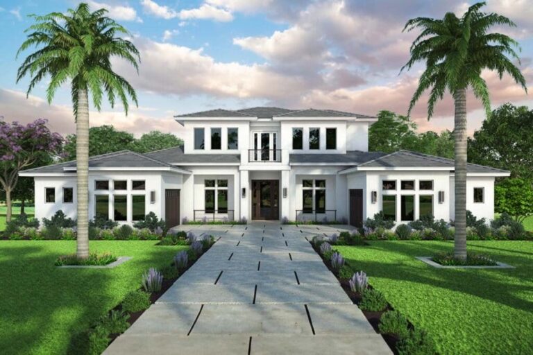 4-Bedroom Two-Story Florida House with Open Layout (Floor Plan)
