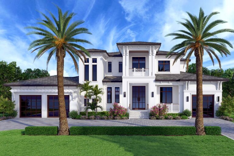 5-Bedroom 2-Story Luxury Modern Farmhouse With Expansive Lanai & Balcony (Floor Plan)