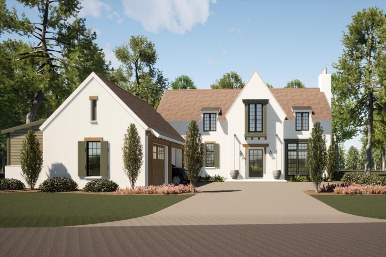 Exclusive 3-Bedroom Dual-Story Modern Cottage Home with Game Room (Floor Plan)