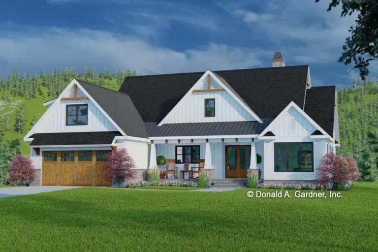 Double-Story 4-Bedroom Modern Farmhouse With Abundance of Natural Light (Floor Plan)