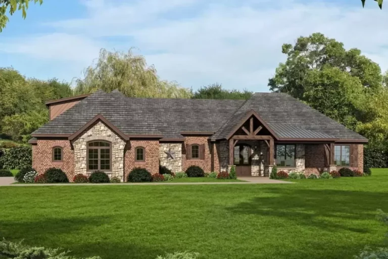 3-Bedroom 1-Story Hill Country House with Optional Future Space (Floor Plan)