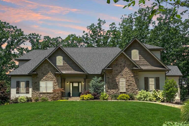 Dual-Story 3-Bedroom Country Craftsman Home with Workshop (Floor Plan)