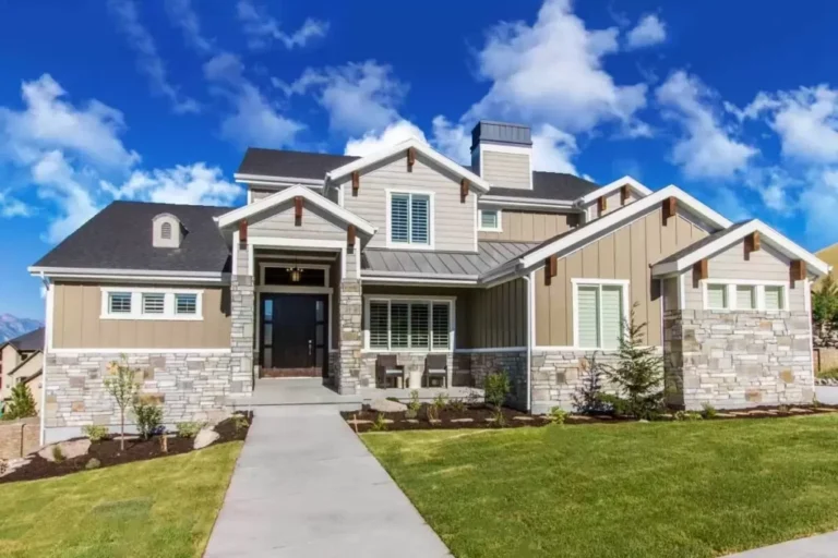 7-Bedroom 2-Story New American Home with Optional Lower Level (Floor Plan)