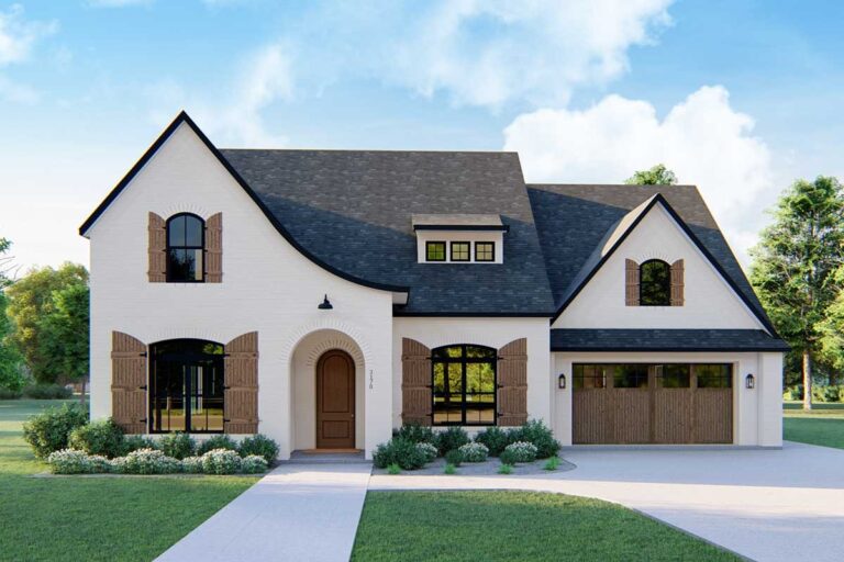 Exclusive 4-Bedroom 2-Story Tudor Home with Game or Media Room (Floor Plan)