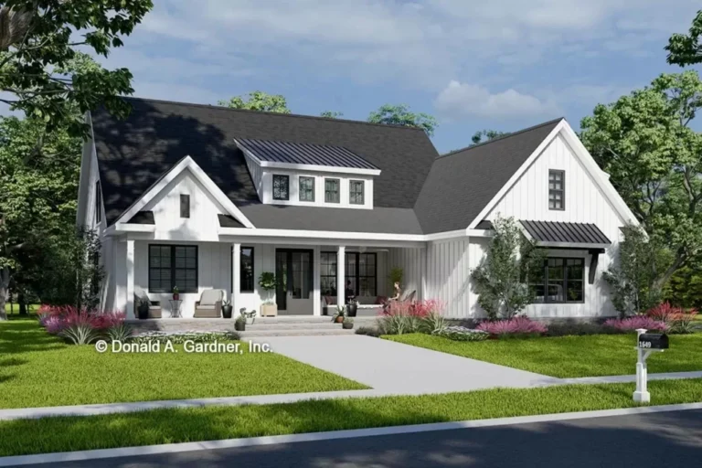 3-Bedroom 2-Story Modern Farmhouse with Bonus Expansion (Floor Plan)