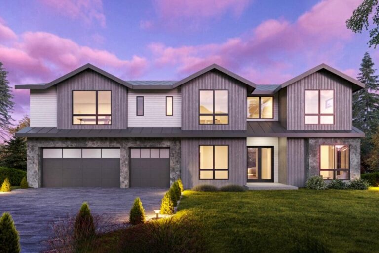 2-Story 6-Bedroom Transitional Home with Steam Room in Gym (Floor Plan)