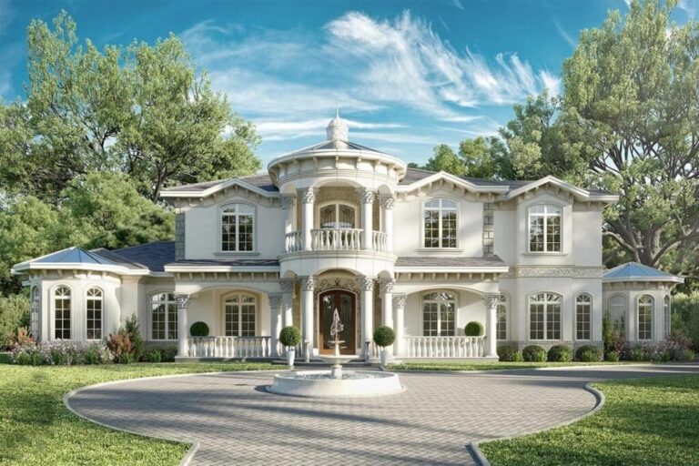 5-Bedroom Dual-Story Coastal Home with Multiple Living Spaces (Floor Plan)