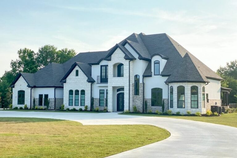 5-Bedroom 2-Story European Home with Two Master Suites (Floor Plan)