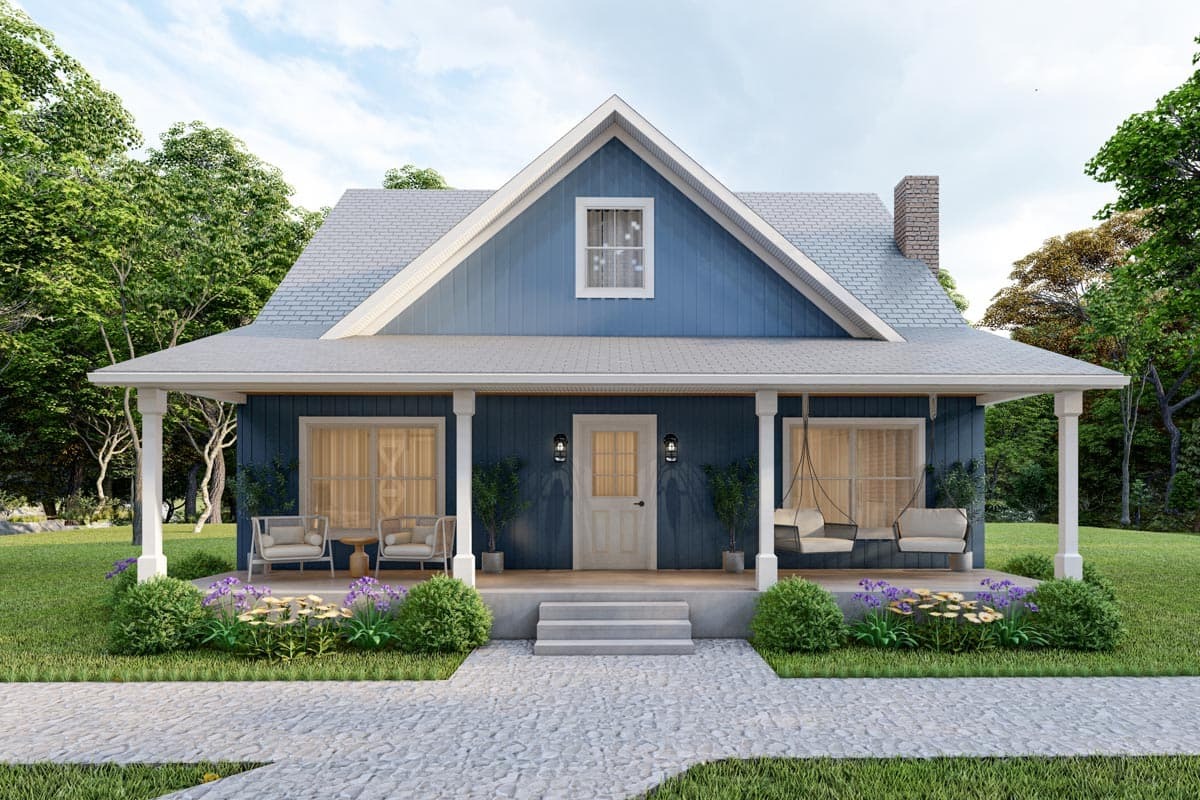 2-Bedroom 2-Story Country Home with Flex Room, Loft, and Deep Front and ...