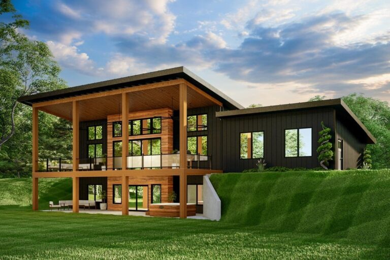 3 Bedroom 1-Story Lake or Mountain Home with Flexible Basement and Front-Entry Garage (Floor Plan)