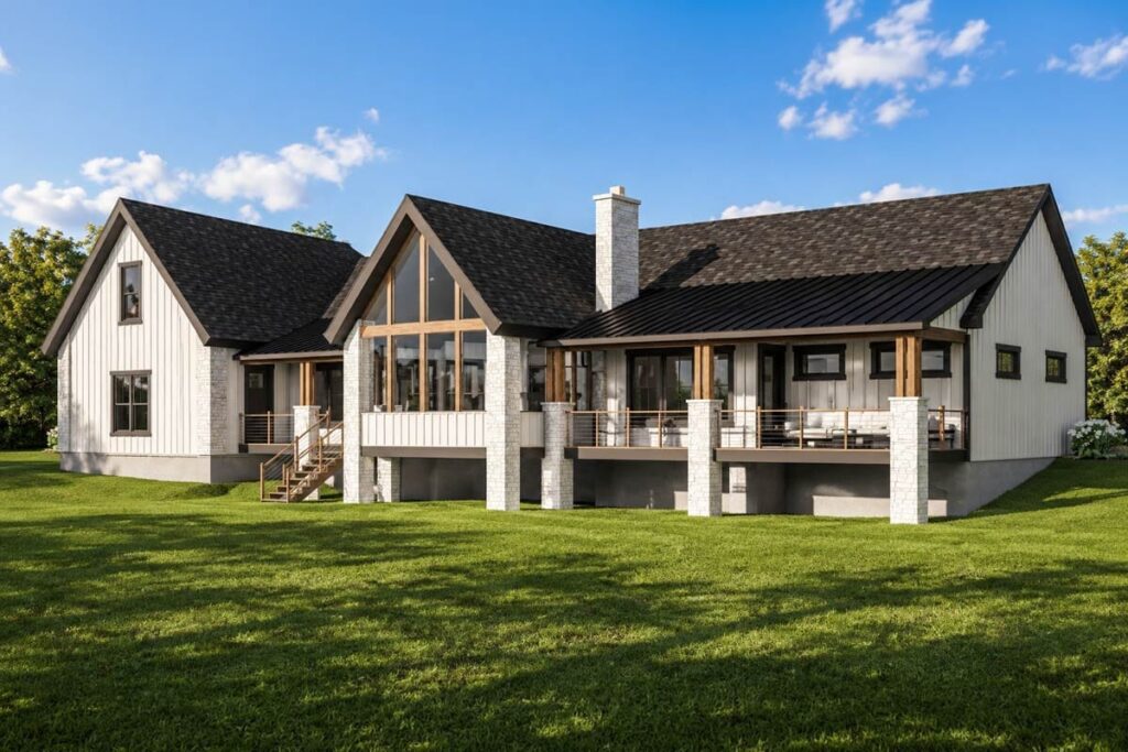 Plan 135473GRA: Spacious Farmhouse House Plan with Three Bedrooms and Expansive Bonus Room - Image #6 - Country, Craftsman, Farmhouse, New American, Traditional, Transitional