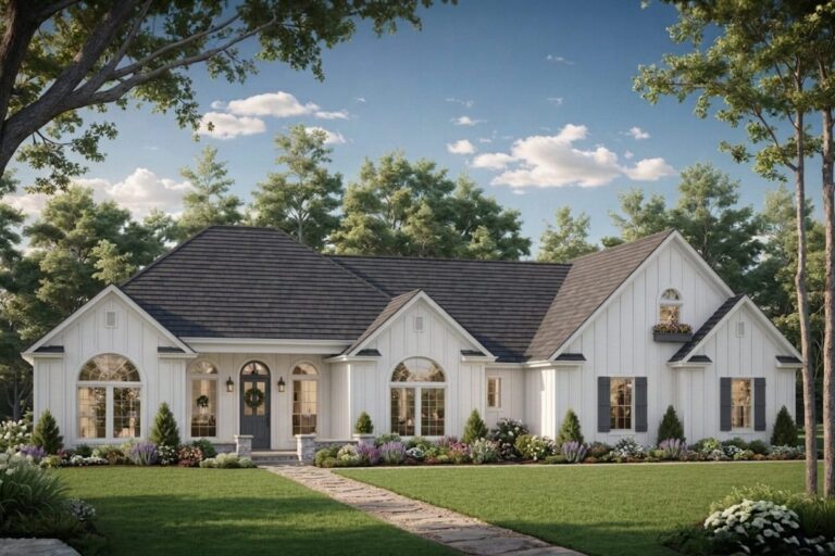 3-Bedroom 1-Story European With Split Bedrooms And Optional Bonus Room (Floor Plan)